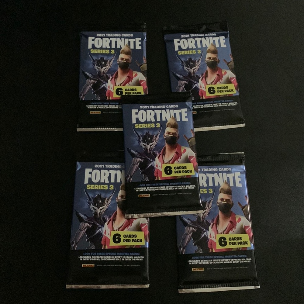 Fortnite Series 3 Trading Cards - 5 Packs